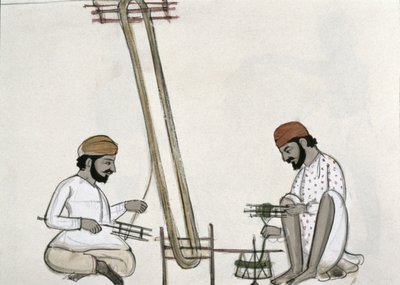 Silk Rollers, c.1890 by Punjabi School